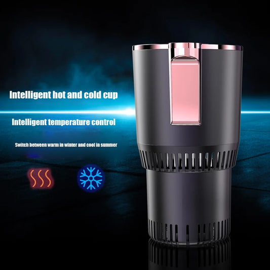 2 In1 Car Heating Cooling Smart Cup Digital Temperature Display 