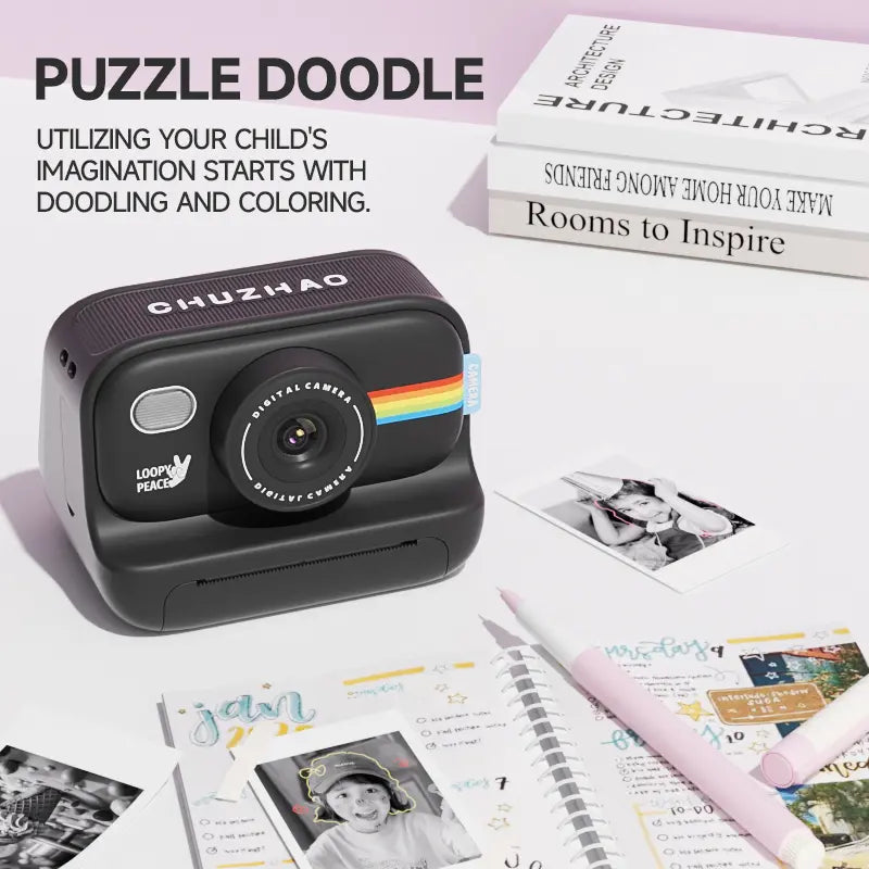 Children's Inkless Polaroid Camera