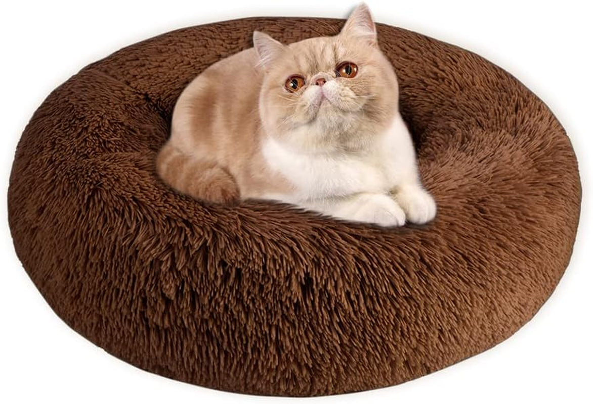 Calming Bed for Small Dogs and Cats, Donut Cuddler 