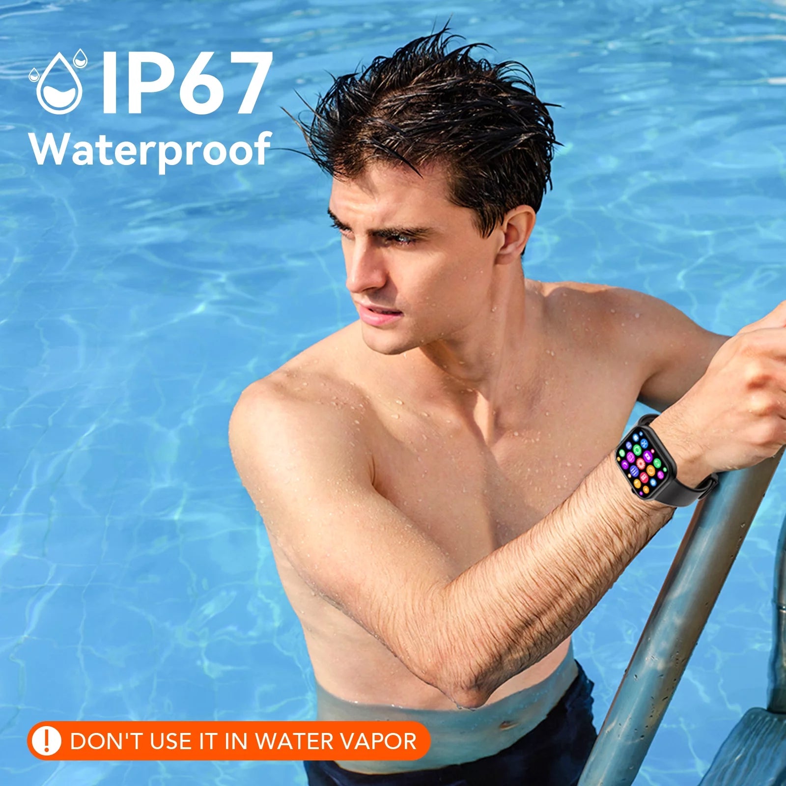 Waterproof Smart Watch for Men 