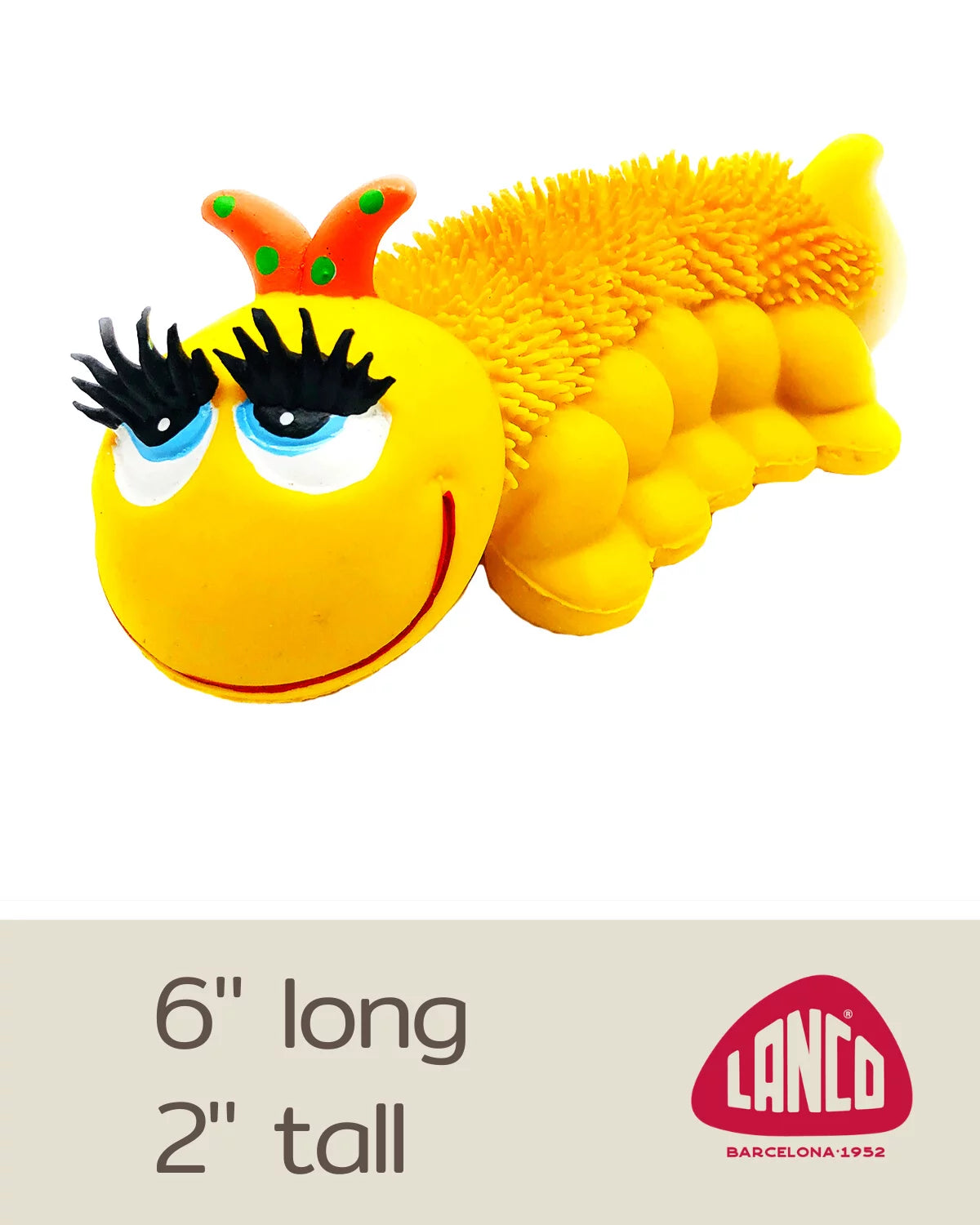 Caterpillar Squeaky Dog Toy