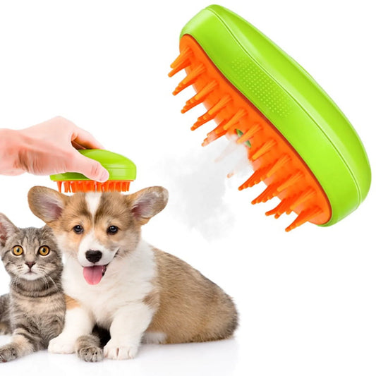 3 In1 Cat Brush with steam 