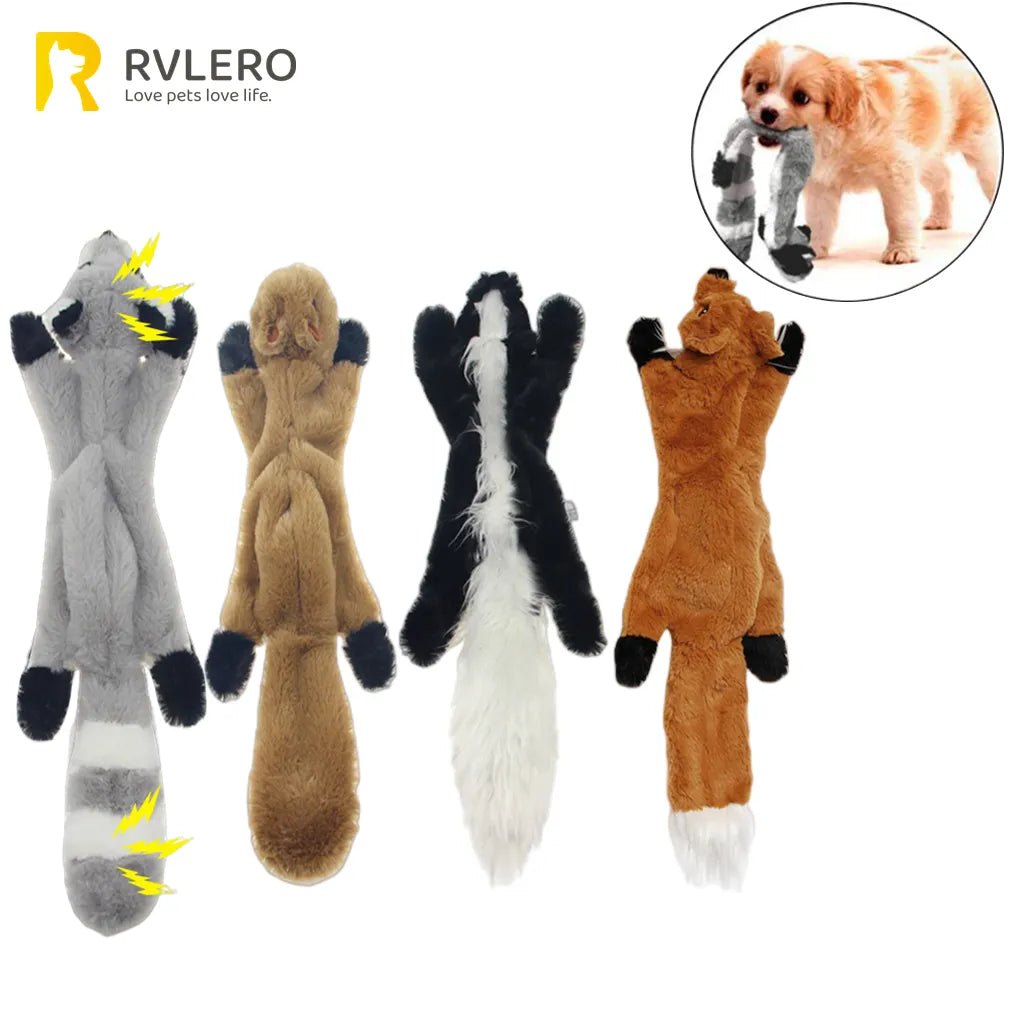 Durable Plush Squeak Dog Toy 