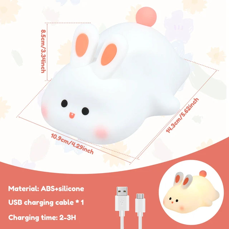 3 Mode Dimmable Silicone Bunny Light 