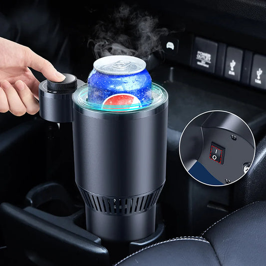 2 In1 Car Heating Cooling Smart Cup Digital Temperature Display 