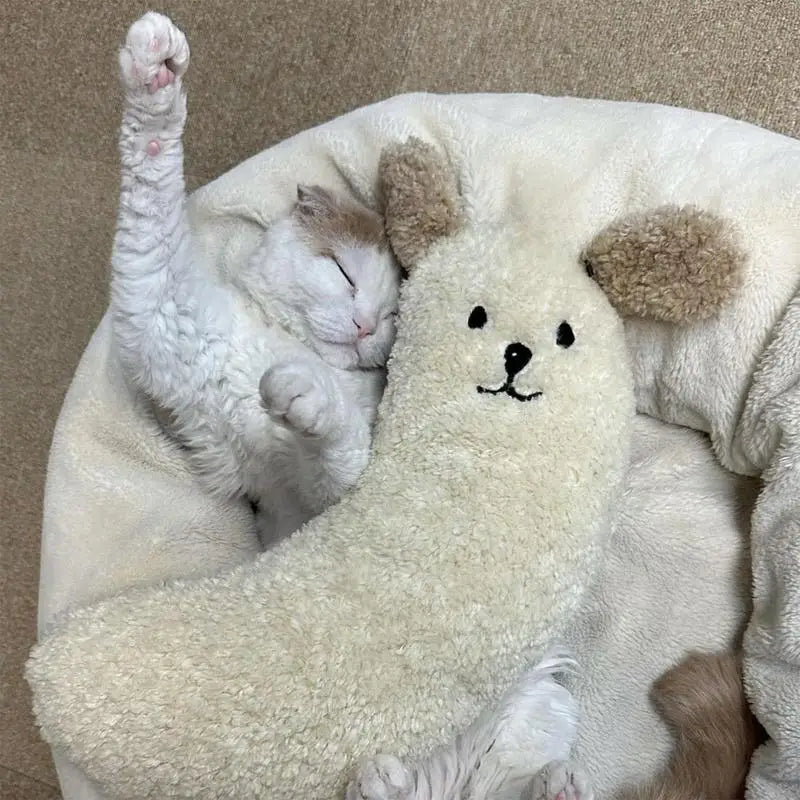 Cat and Dog U Shape Pillow