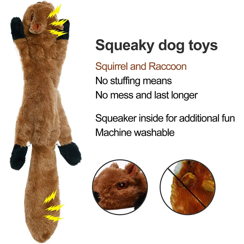 Durable Plush Squeak Dog Toy 