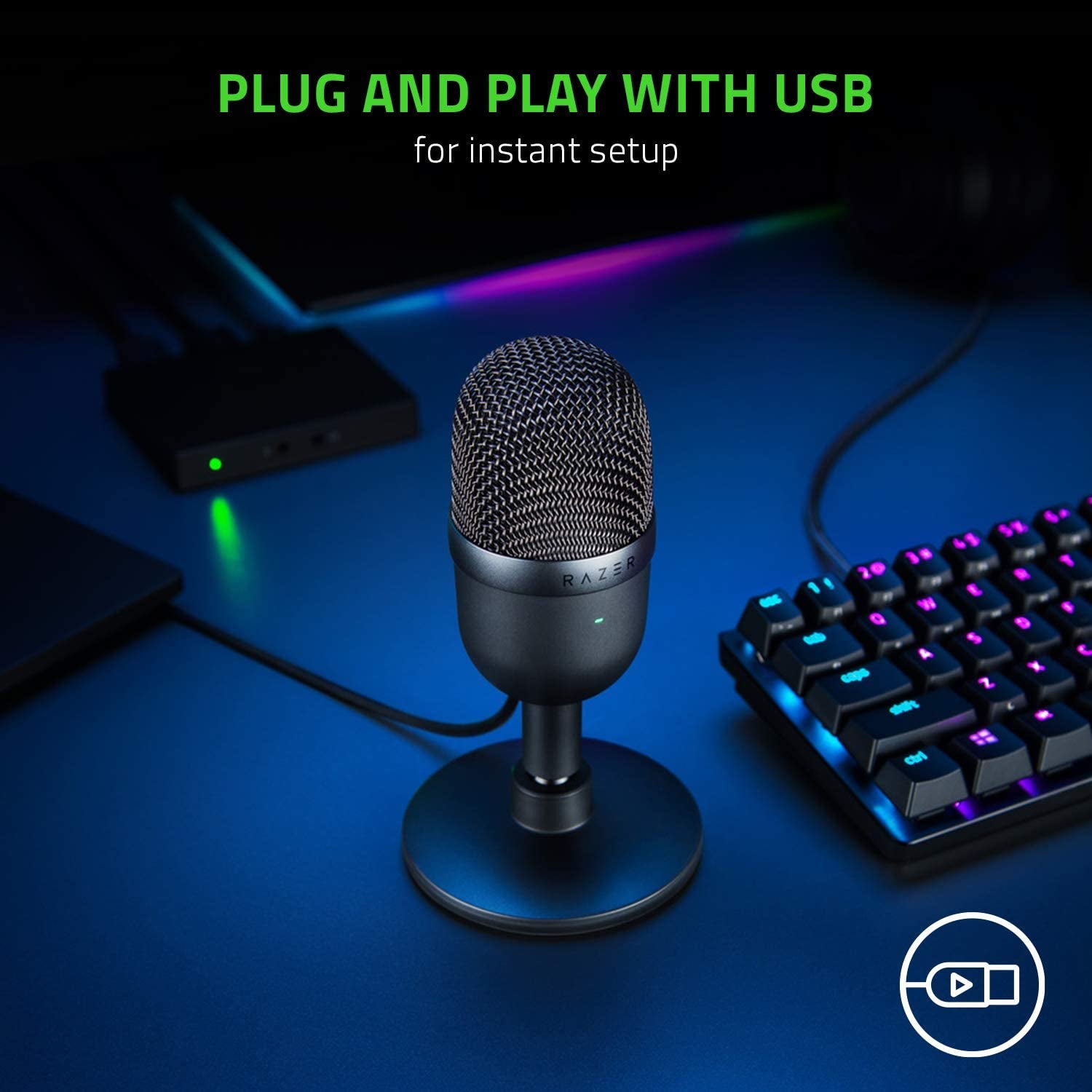 Seiren Mini USB Condenser Microphone: for Streaming and Gaming