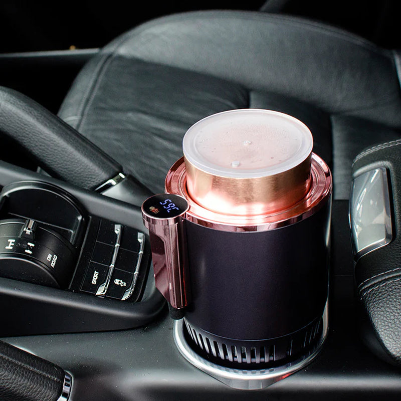 2 In1 Car Heating Cooling Smart Cup Digital Temperature Display 